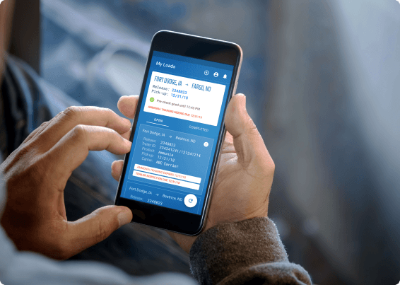 LoadView support page on mobile device